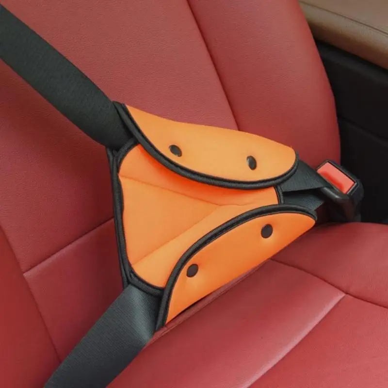 

VODOOL Car Seat Safety Belt Cover Adjustable Triangle Auto Interior Safety Seat Belt Pad Clips Baby Child Protection Car-Styling