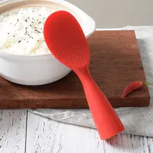 Силиконовая ложка для риса антипригарные рисовые ложки, кухонные принадлежности кухонная посуда рисоварка Лопата