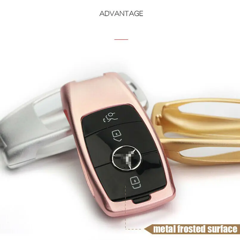 Высококачественный металлический ключ для авто чехол Fob Shell Обложка держатель брелок для Mercedes Benz E Class W213 E200 E200L E300 E300L-18