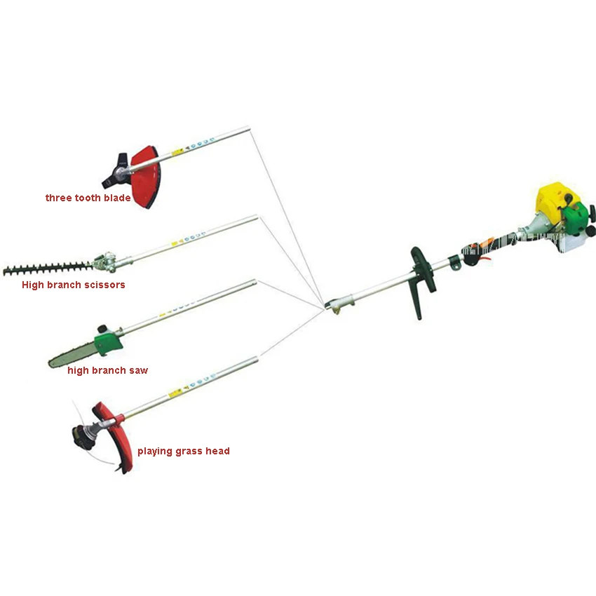 Новая MS-5009 многофункциональная четыре в одном газонокосилка GX35 четырехтактная бензиновая мощная пила, ножницы для обрезки деревьев 1900 Вт