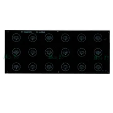 10 шт. 18 Вт 290*120 мм алюминиевая пластина база, led теплоотвод доска для прожектора, светильник, прожектор и т. Д