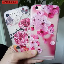 3D рельеф bloem для iphone 8 Plus чехол для iPhone 6 сексуальные девчушки Мягкий силиконовый чехол для iPhone 7 iPhone 5 s x случае принципиально