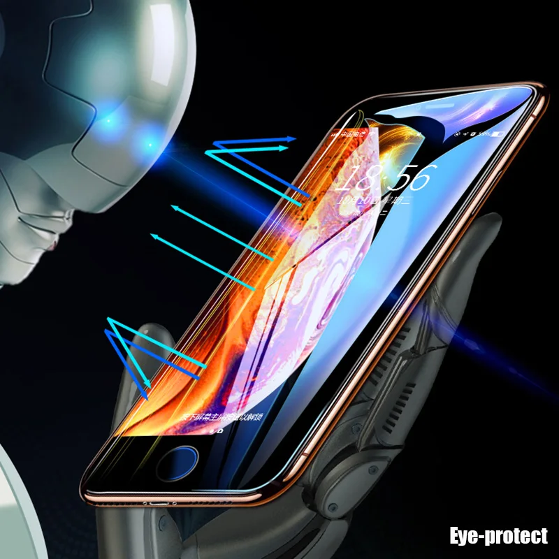 MOUSEMI Защитное стекло для iPhone 7 экрана закаленное 8 6 s Plus X XS Max XR стекло|Защитные