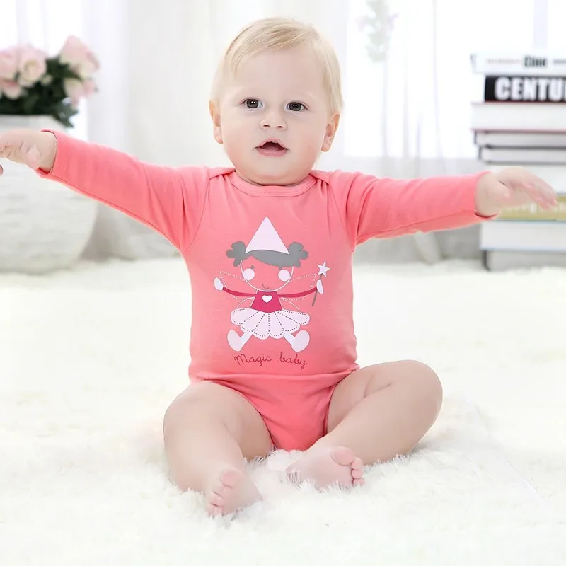 Retail 2016 Baby Boy Girl Clothes Body Bebe Long Sleeve Bodysuites Baby Ropa Bebe Infant Jumpsuit Girl Next Baby Clothes2
