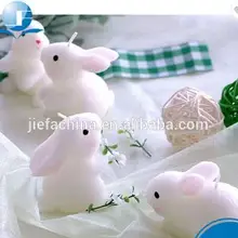 Кролик в форме свечи, милый кролик свечи для пасхального украшения