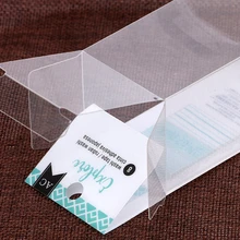 Пользовательский Прозрачный прозрачный пластик ПВХ коробка конфет коробка торт коробки для рождества прозрачный ПВХ коробка производители- PX20158