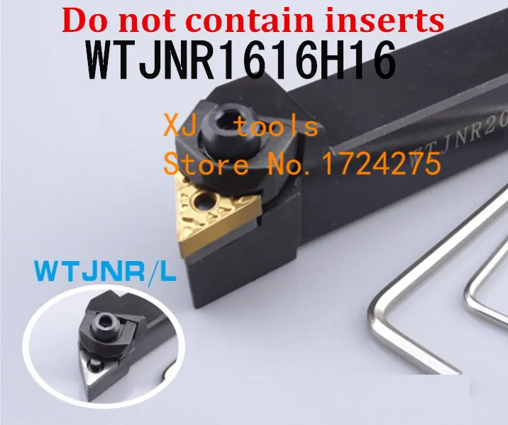 

WTJNR1616H16/WTJNL1616H16 CNC turning tool holder,lathe External tool,indexable cutting tool for TNMG160404/08 Inserts Holder
