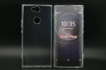 

100pcs/lot transparent smooth Soft TPU Cover Case For Sony Xperia XA2 Plus