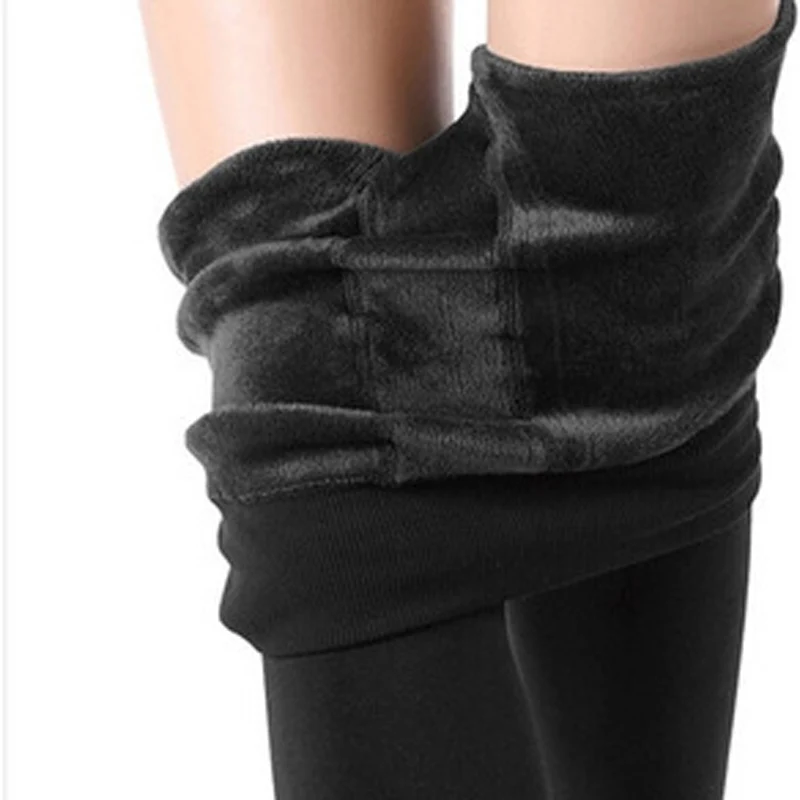 Free shipping Womens FLEECE LINED HIGH WAIST Thermal THICK Winter ...