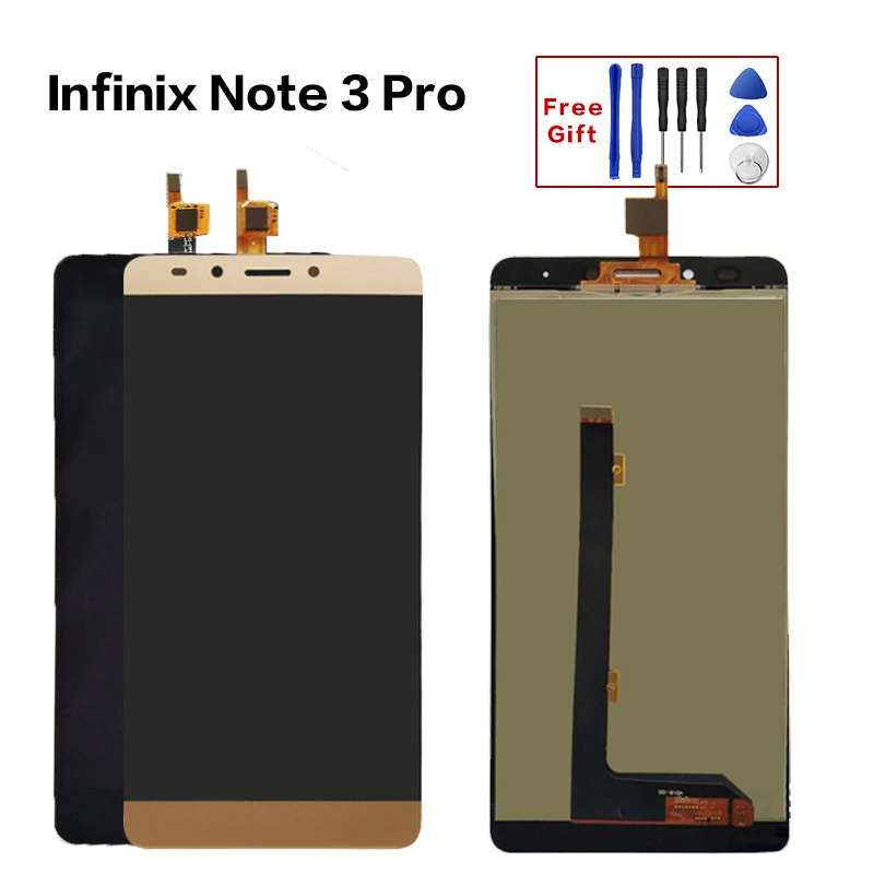 

For infinix Note 3 pro X601 LCD Display Screen With Touch Screen Assembly for infinix Note3 X601 phone LCD+ tools