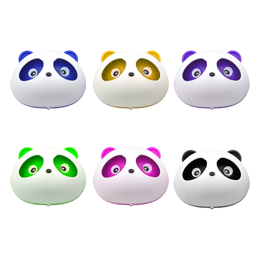 

Car Styling Air Conditioning Vent Air Freshener Car Outlet Perfume Cute Panda Eyes Will Jump 5 Colors Auto Interior Decoration