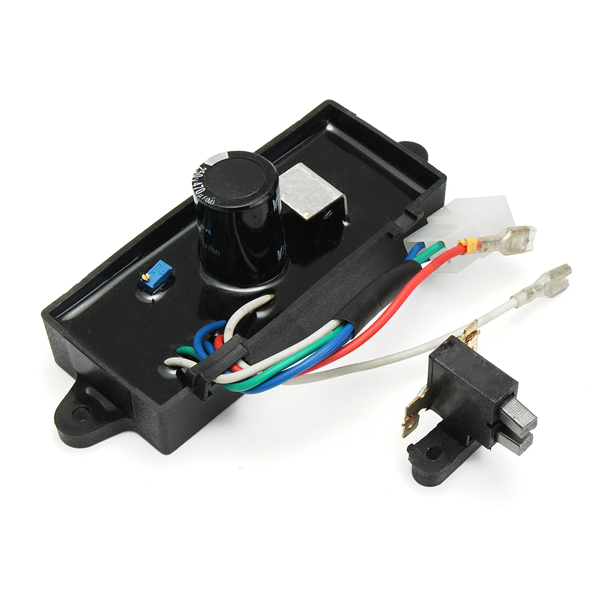 

Generator Automatic Voltage Regulator Rectifier Stabilizers Single Phase AVR Fit for 5KW - 7KW Gasoline Generator+ Carbon Brush