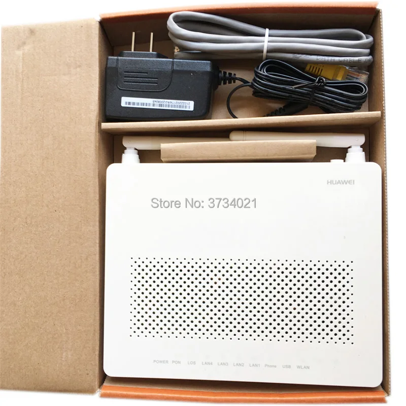 

20Pcs Huawei HG8347R GPON EPON ONU ONT termianl 1GE+3FE+1TEL+1USB+Wifi English Version Compatible with Huawei OLT
