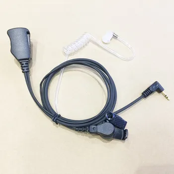 

5X Voice Control Clamp PTT Air Tube headphone 2.5mm plug for motorola talk about,TYT TH2R/3R Hytera t320,tc310 walkie talkie