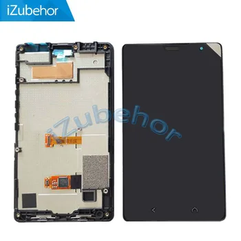 

For Nokia X+ X2 RM-1013 X2DS Dual Sim LCD Screen Display With Touch Screen Digitizer + Frame Assembly By Free shipping