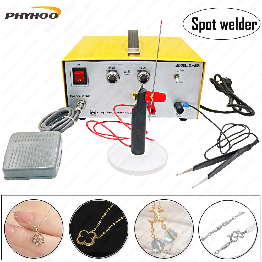 80A laser spot welding hand - held pulse spot welder welding machine welding machine gold and silver jewelry processing notes on laser processing
