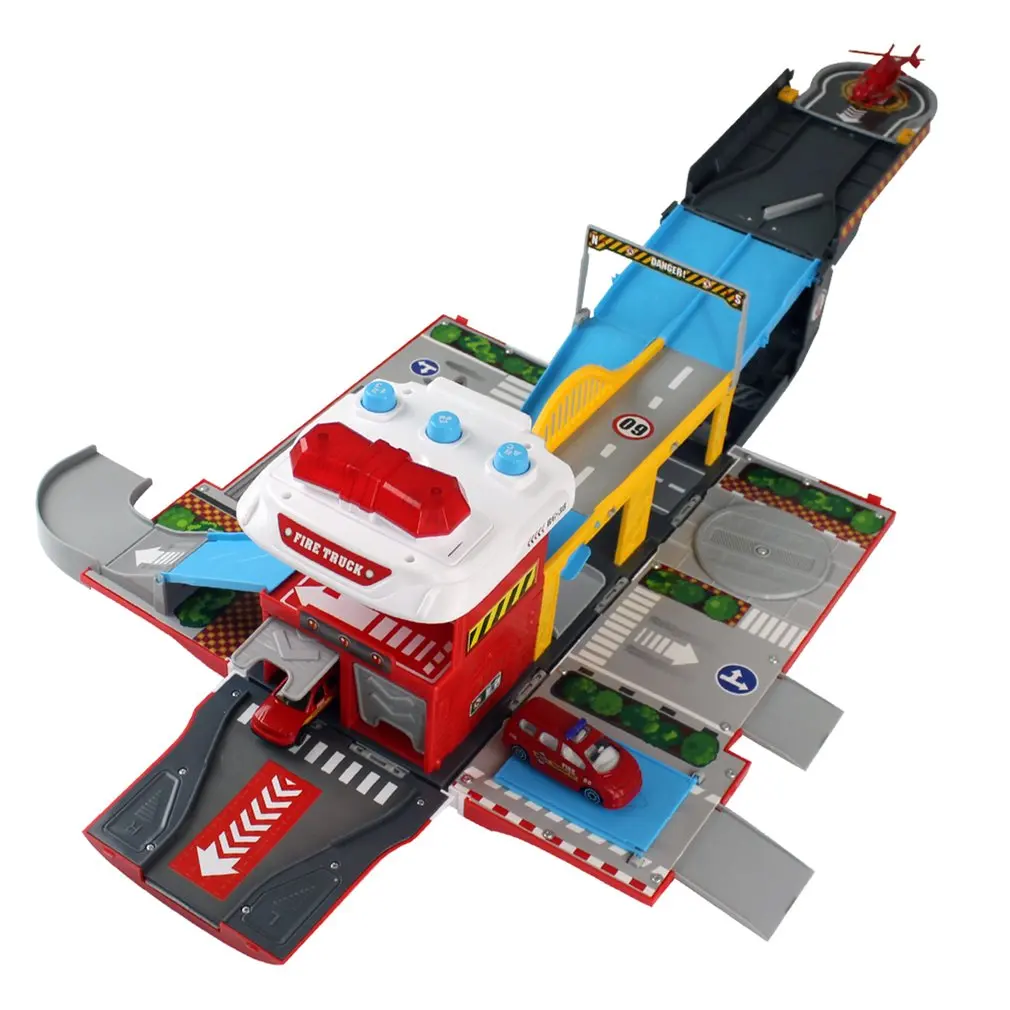 

Children's toy catapult battle container truck storage box sliding small alloy car model toy birthday gift holiday gift