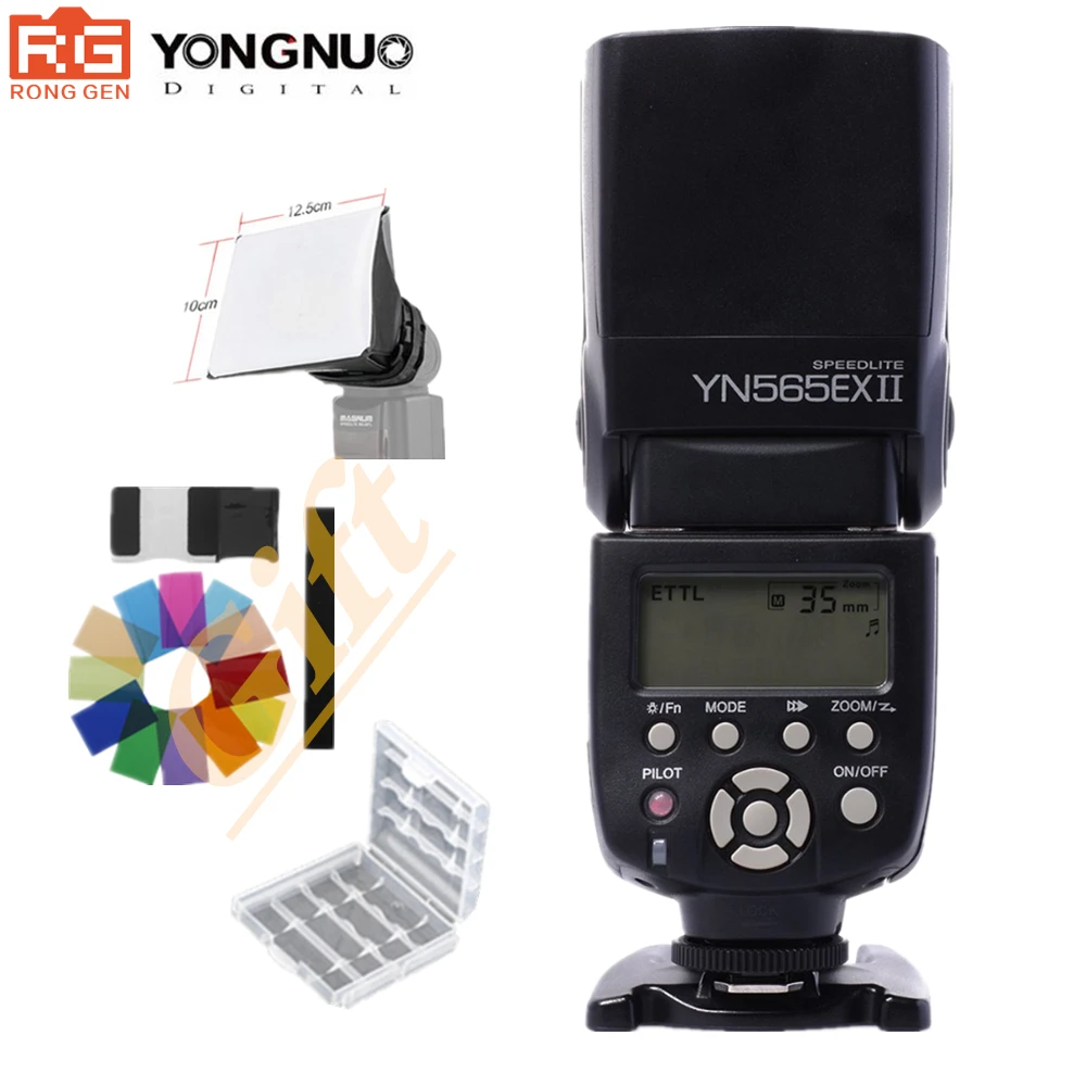 

Yongnuo YN-565EX II YN 565EX II Wireless Flash Speedlite For Canon 6D 7D 70D 60D 600D XSi XTi T1i T2i T3