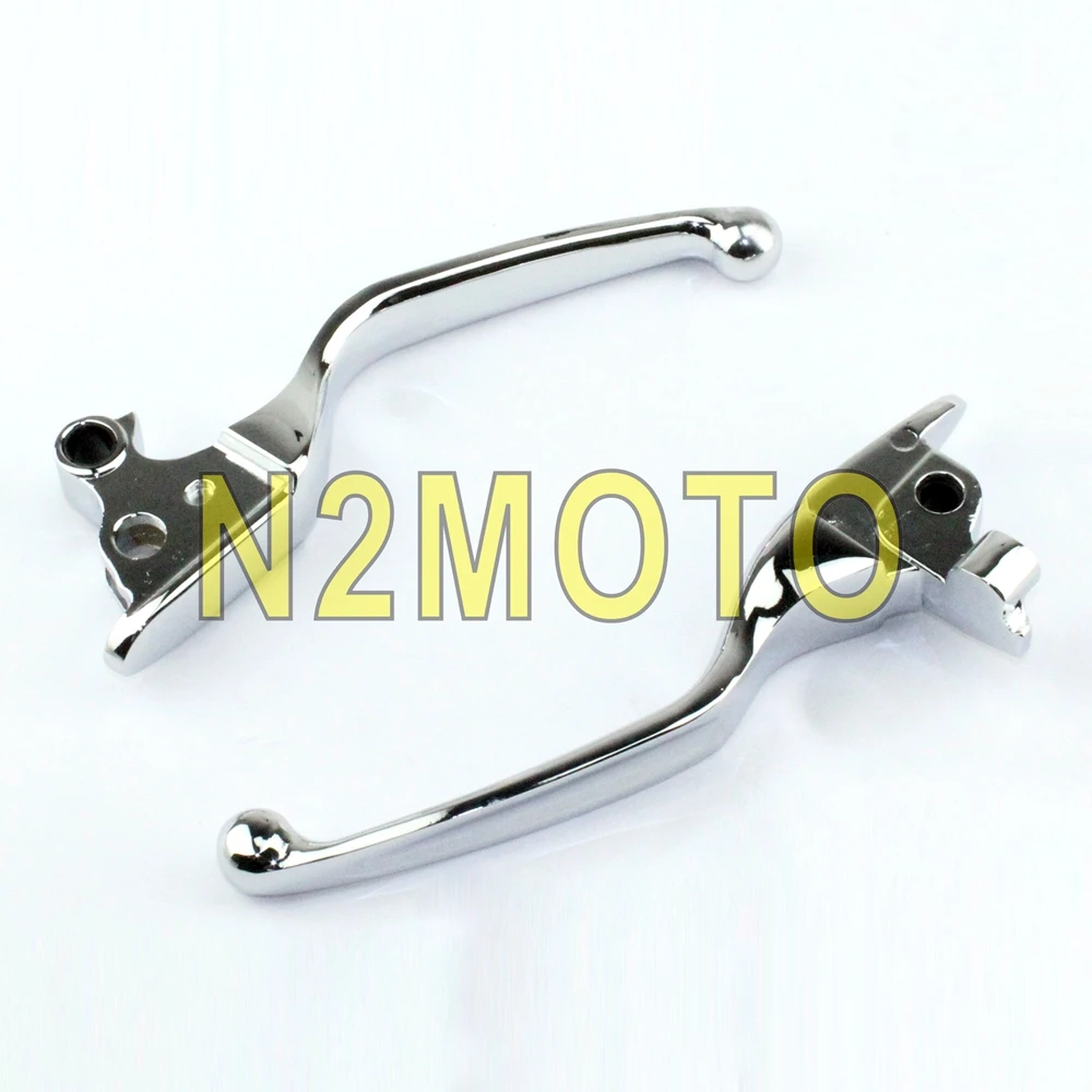 Chrome Motorcycles Blade Brake Clutch Levers For Harley Touring FLHRC