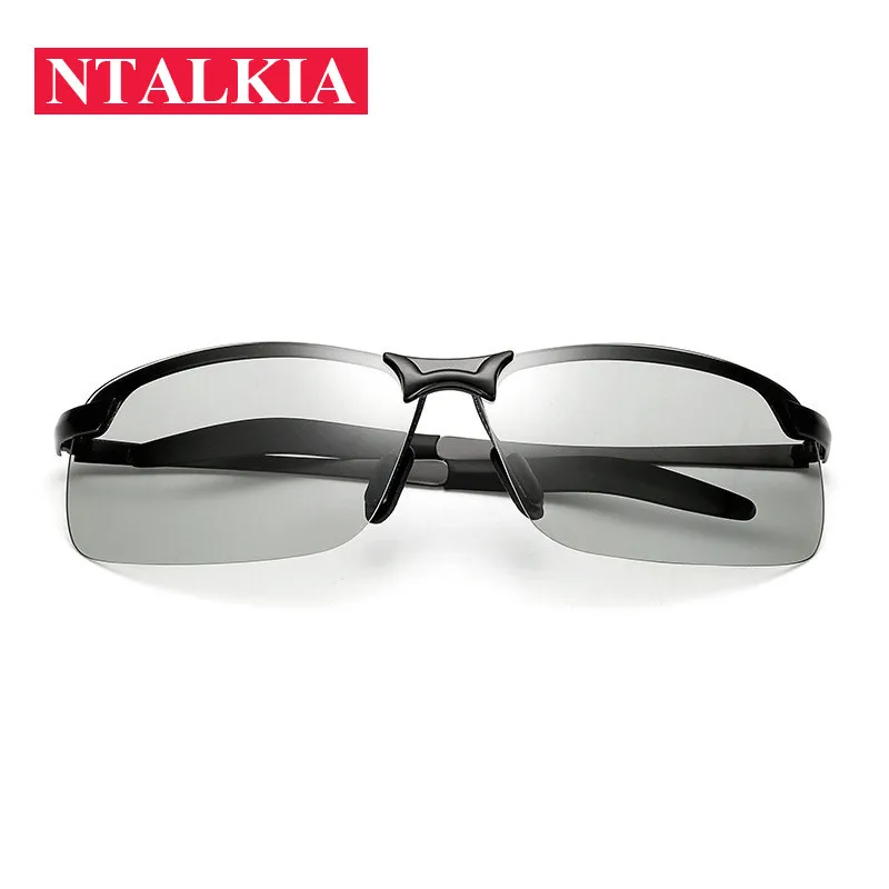 

Men Photochromic Polarized Sunglasses Vintage Day Night Driving Goggle Anti-glare Chameleon Discoloration Sun glasses Women
