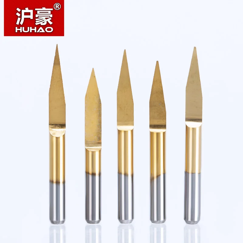HUHAO 10pcs/lot Shank 3.175mm Engraving Bits CNC Degree 10-90 End Mill Carbide Milling Cutter Titanium Coating CNC Router Tools HUHAO 10pcs/lot Shank 3.175mm Engraving Bits CNC Degree 10-90 End Mill Carbide Milling Cutter Titanium Coating CNC Router Tools