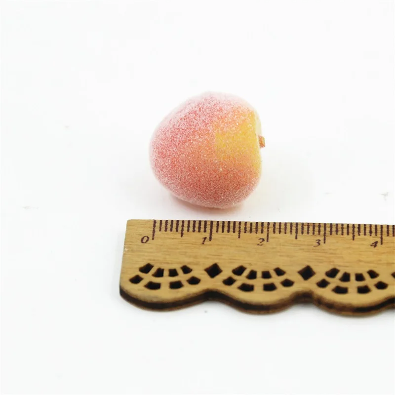 Artificial Mini Peaches 20Pcs Plastic Fruit Christmas Decoration