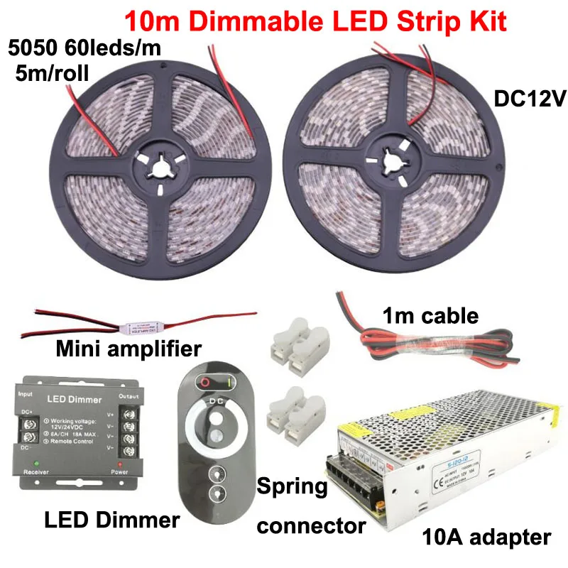 5050 strip 12v kit 10m d-