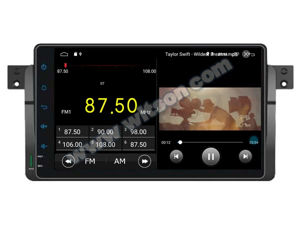 Top 9" Android 8.1 Oreo OS Car Multimedia GPS Radio for BMW E46 1998-2006 & BMW M3 1998-2006 with Car Play / Android Auto Support 5 Top 9" Android 8.1 Oreo OS Car Multimedia GPS Radio for BMW E46 1998-2006 & BMW M3 1998-2006 with Car Play / Android Auto Support 5