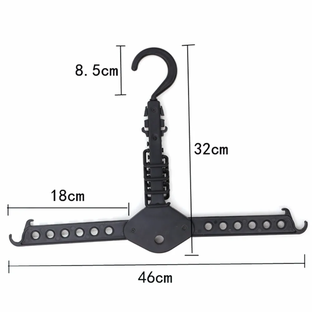 Волшебные Мультифункциональные двойная вешалка складная вешалка для одежды сушилка для одежды Волшебные вешалки для одежды влажные и сухие путешествия