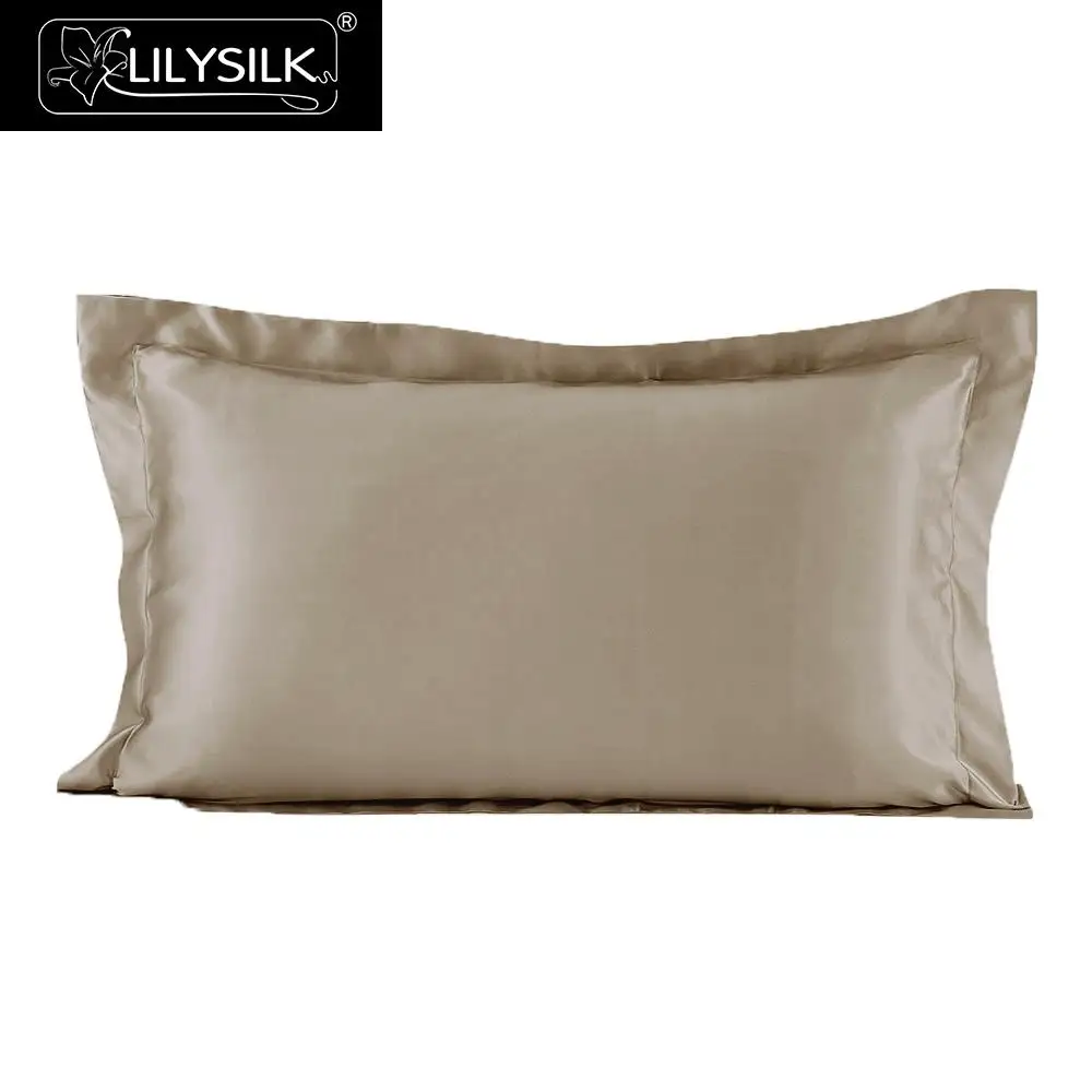 Lilysilk Pillowcase Natural Silk 19 Momme Oxford Hair 100 Pillow Cover