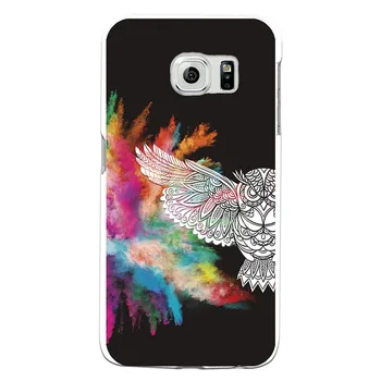 

Stand case costume drawing Owl WP006 for Samsung Galaxy S6 Edge
