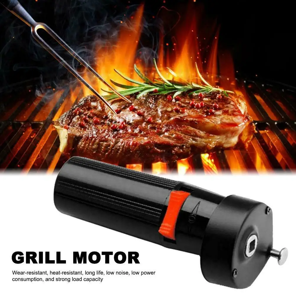 Electric BBQ Roast Rotisserie Grill Motor Rotator Outdoor Barbecue Tool 