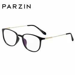 PARZIN классический TR90 Ретро оптика очки кадры с прозрачными стеклами настраиваемые близоруким объектив качество Пластик Титан очки 2018