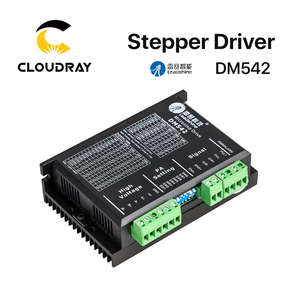Cloudray Leadshine Fase Driver Passo Dm542 20-50vac 1.0-4.2a 2