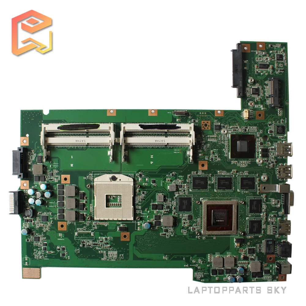 

Original for ASUS G74SX motherboard with 2D connector 12 Memory GTX560M 3GB DDR3 4 Ram Slots mainboard 100% working