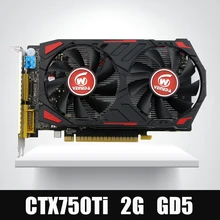 Veineda Video Card Original GPU GTX750Ti 2GB GDDR5 Graphics Cards InstantKill R7 350 ,HD6850 for nVIDIA Geforce games