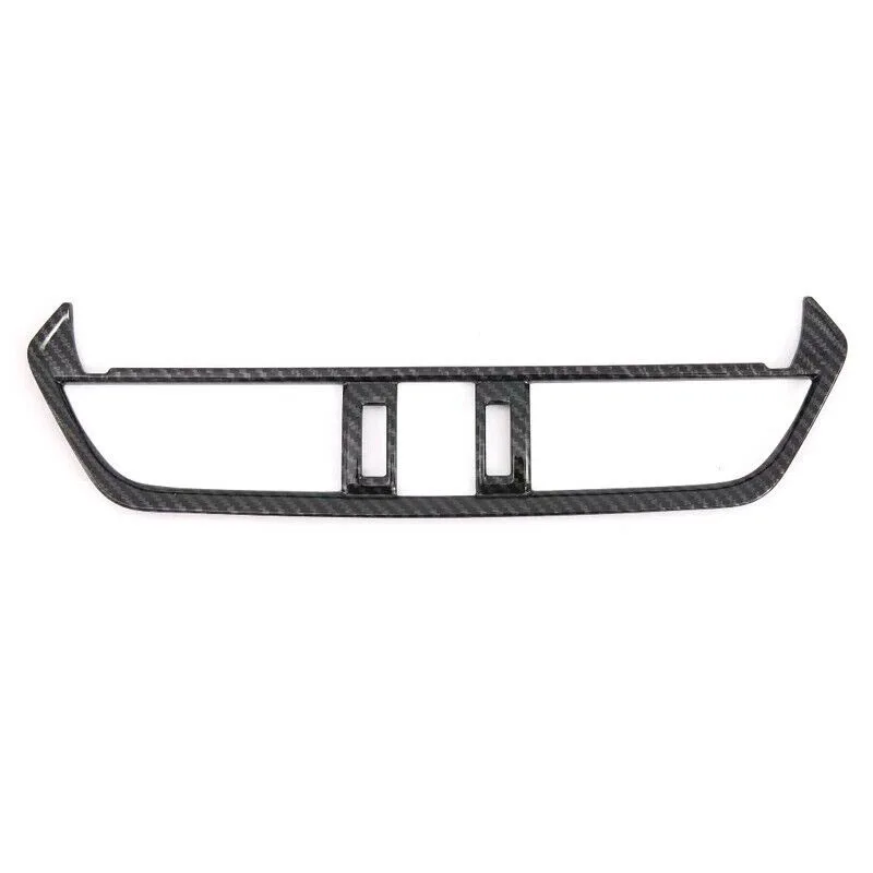 

1pcs Car Carbon Middle Console Air Vent Outlet Cover Trim For Toyota RAV4 2019-2020