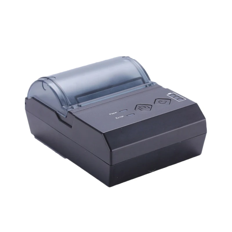58mm portable bluetooth thermal printer IOS mobile language pos with special power remaining indicator light impressora|printer status|printer
