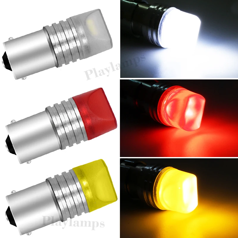 

100 шт., Автомобильные светодиодные лампы 1156 BA15S P21W 5630 3SMD