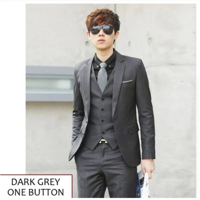 

Men Wedding Suit Sets Formal Fashion Slim Fit Business Dress Suits Blazer Brand Party Masculino Suits Clothes (Jacket+Pant+Tie)