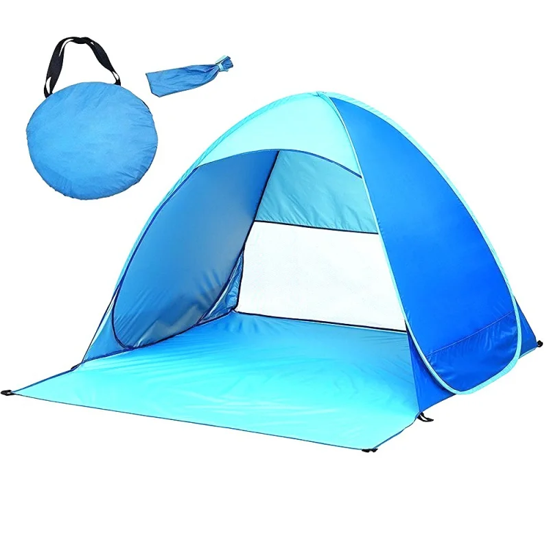 

Outdoor Beach Anti-UV Camping Sun Family Fully Fish Folding Tent Automatic Shade Up Ultralight Tourist Open Pop