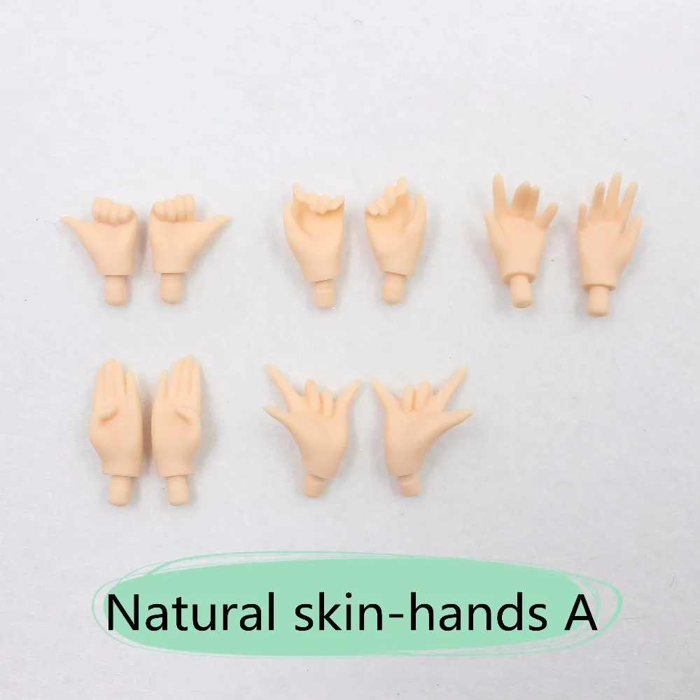 Neo Blythe Doll Hand Gestures Removable Extra Hands 3