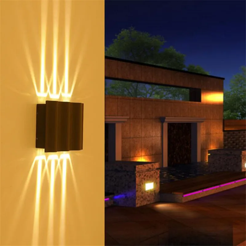 

Outdoor Waterproof LED Wall Lamp 6W 12W 18W Home Decorative Lighting Wall Sconce Porch Garden Light Indoor IP65 AC85-265V