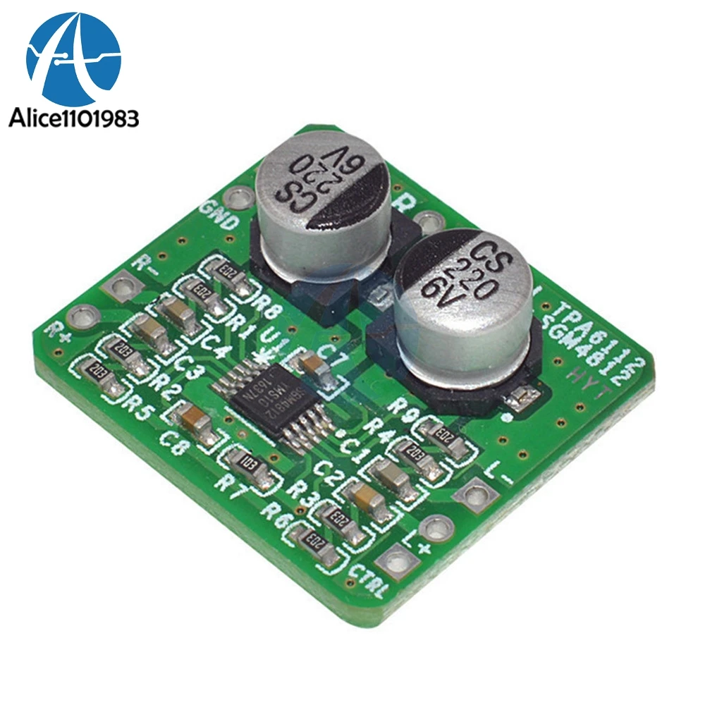 

High Quality Headphone Amplifier Differential Balanced SGM Diy Kit Electronic PCB Board Module 4812 HIFI Amp Module 150mW