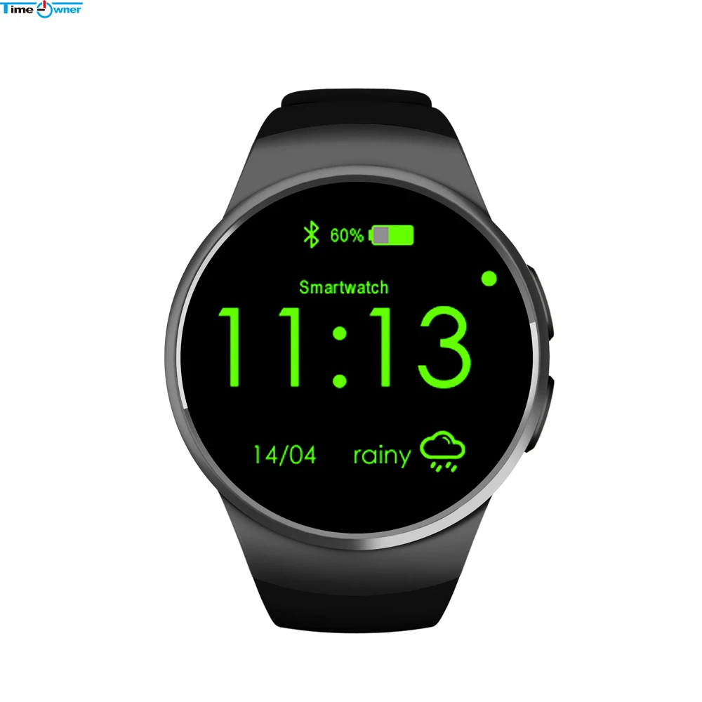 KW18 Bluetooth Smart часы телефон Sim и карты памяти сердечного ритма смарт Reloj Носимых
