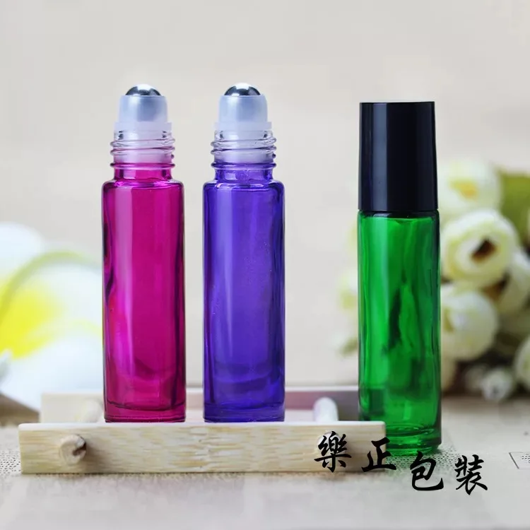 10ml Glass Roll on Bottles Aromatherapy Essential Oil Roller ball