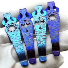 1 шт. паук C81 зажим на заднюю часть паук C10 титановый сплав карманный нож зажим карманный складной нож бусины EDC инструменты