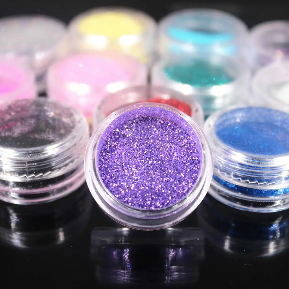 2019 New Silver 12Colors Optional Monochrome Eye Powder Shadow Women Beauty Eye Make Up Shinning Glitter Powder Makeup Pal CHTB1