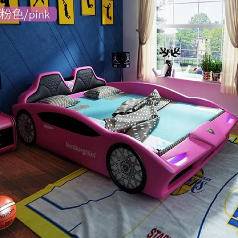 girl race car bed