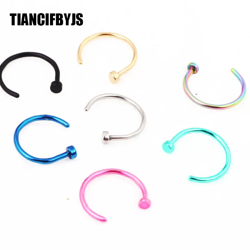 Buy Extra Small Rose Gold Open Septum Ring Hoop Nose